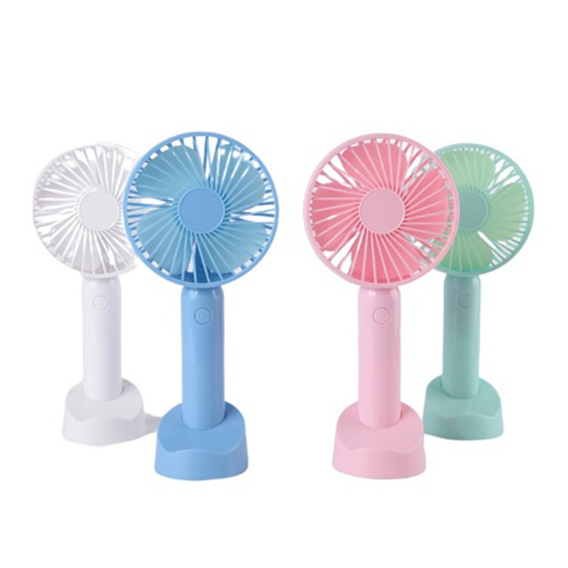 Mini Rechargeable USB Charging Portable Handheld 3 Gear Speed Desktop Fan