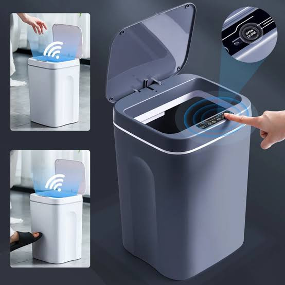 USB Rechargeable Smart Sensor Dustbin | অটো ওপেন ট্র্যাশ ক্যান ফর কিচেন & Bathroom