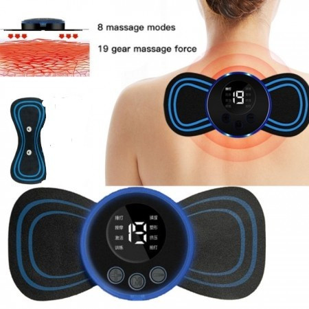 1 pads Smart Pocket Body Massager (Rechargeable) Machine with 1 pad