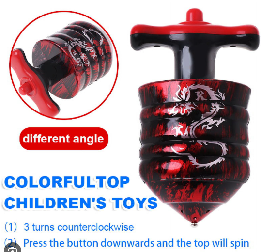 LED Flashing Musical Gyro Toy: আলো ঝলমলে ফুটবল লাটিম খেলনা